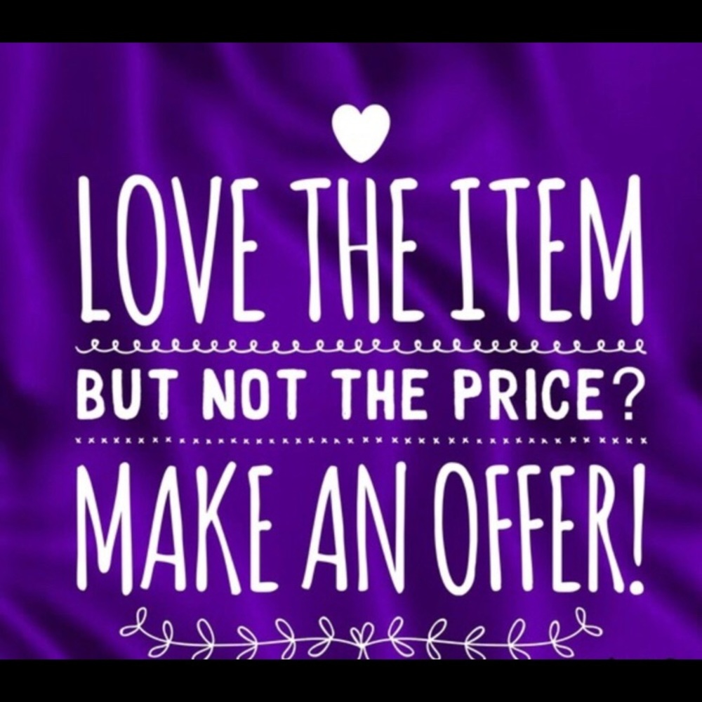 Love the item but not the price, make me an offer